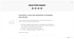 Desktop Screenshot of davidpeterhansen.com