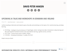 Tablet Screenshot of davidpeterhansen.com